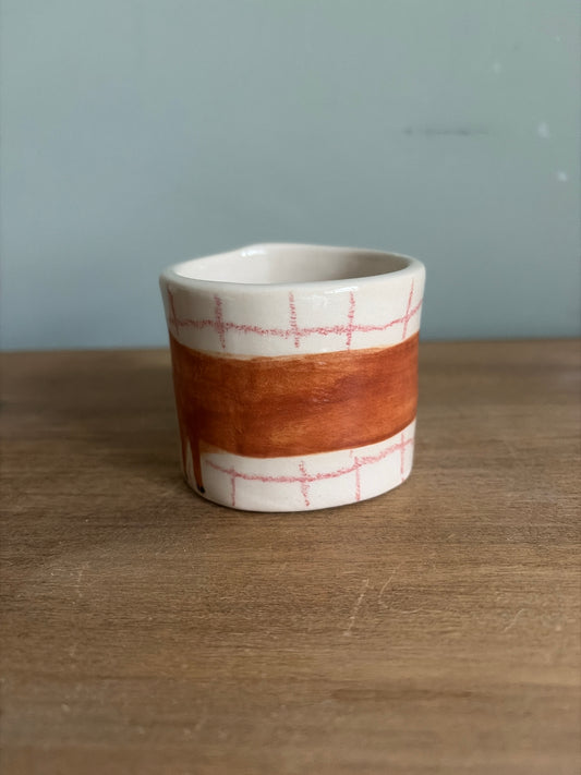 Tasse chien et carreaux en céramique
