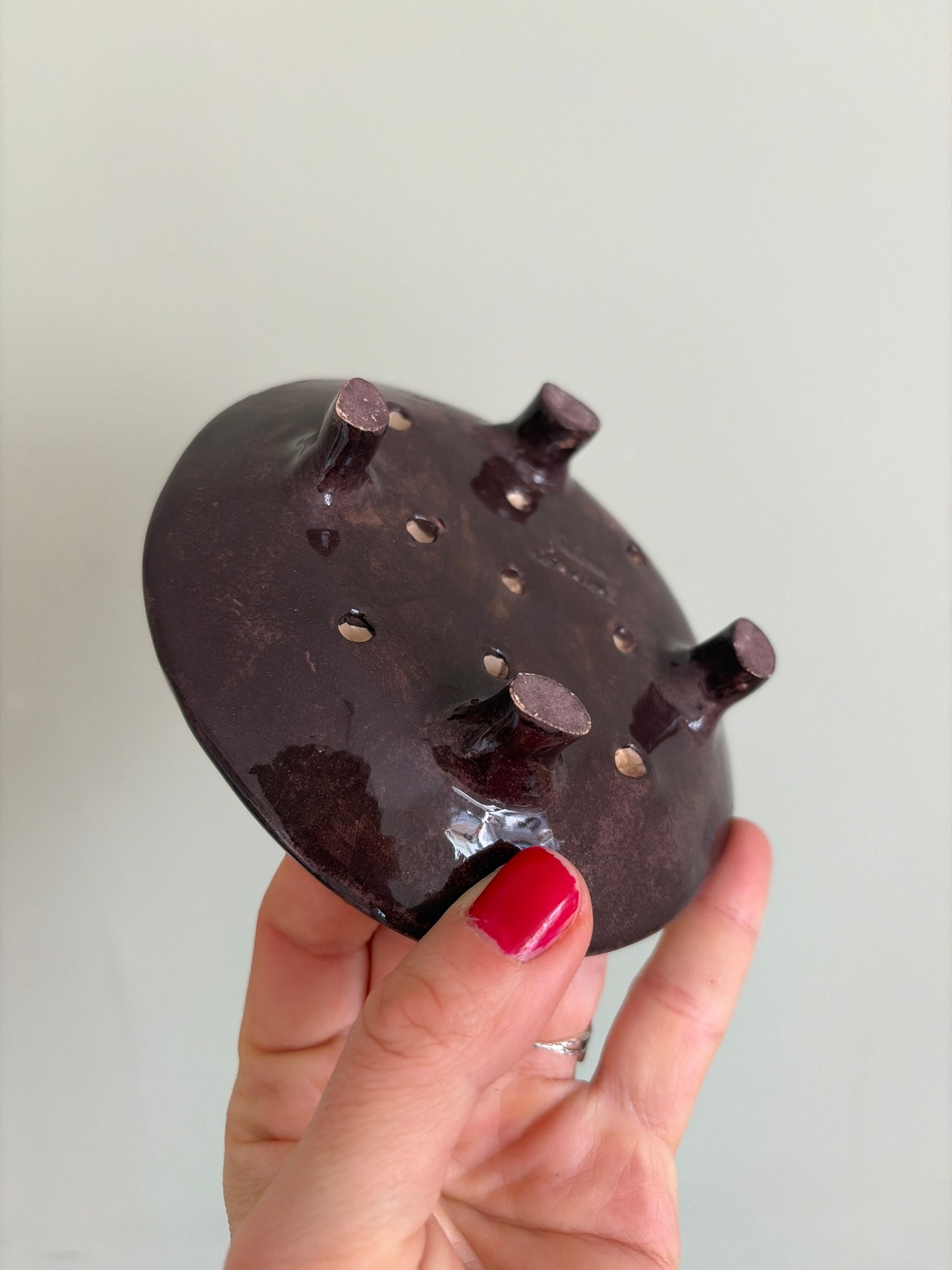 Porte-savon en céramique