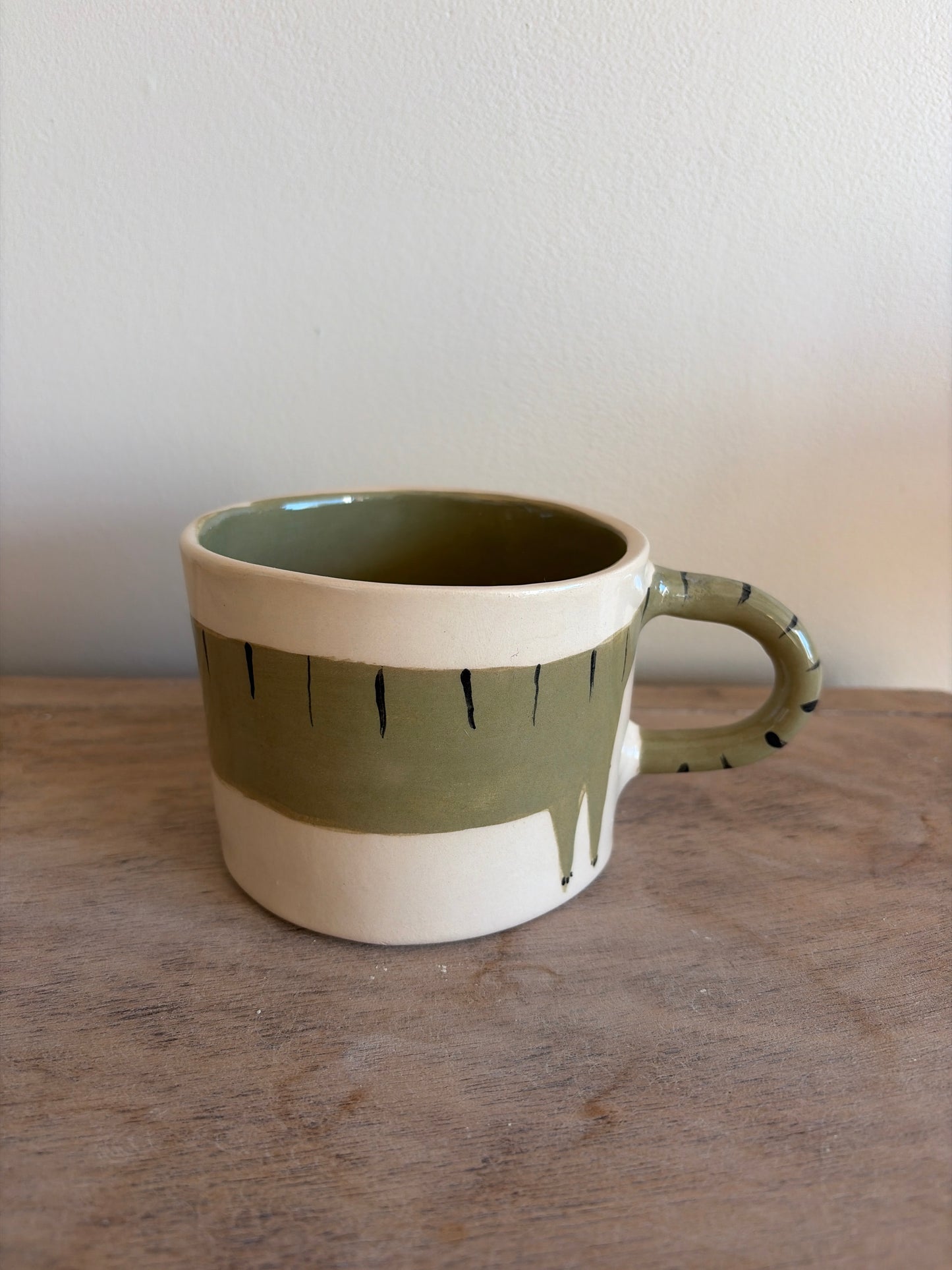 Tasse chat saucisse en céramique