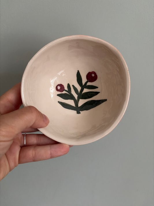 Bol fleur en céramique