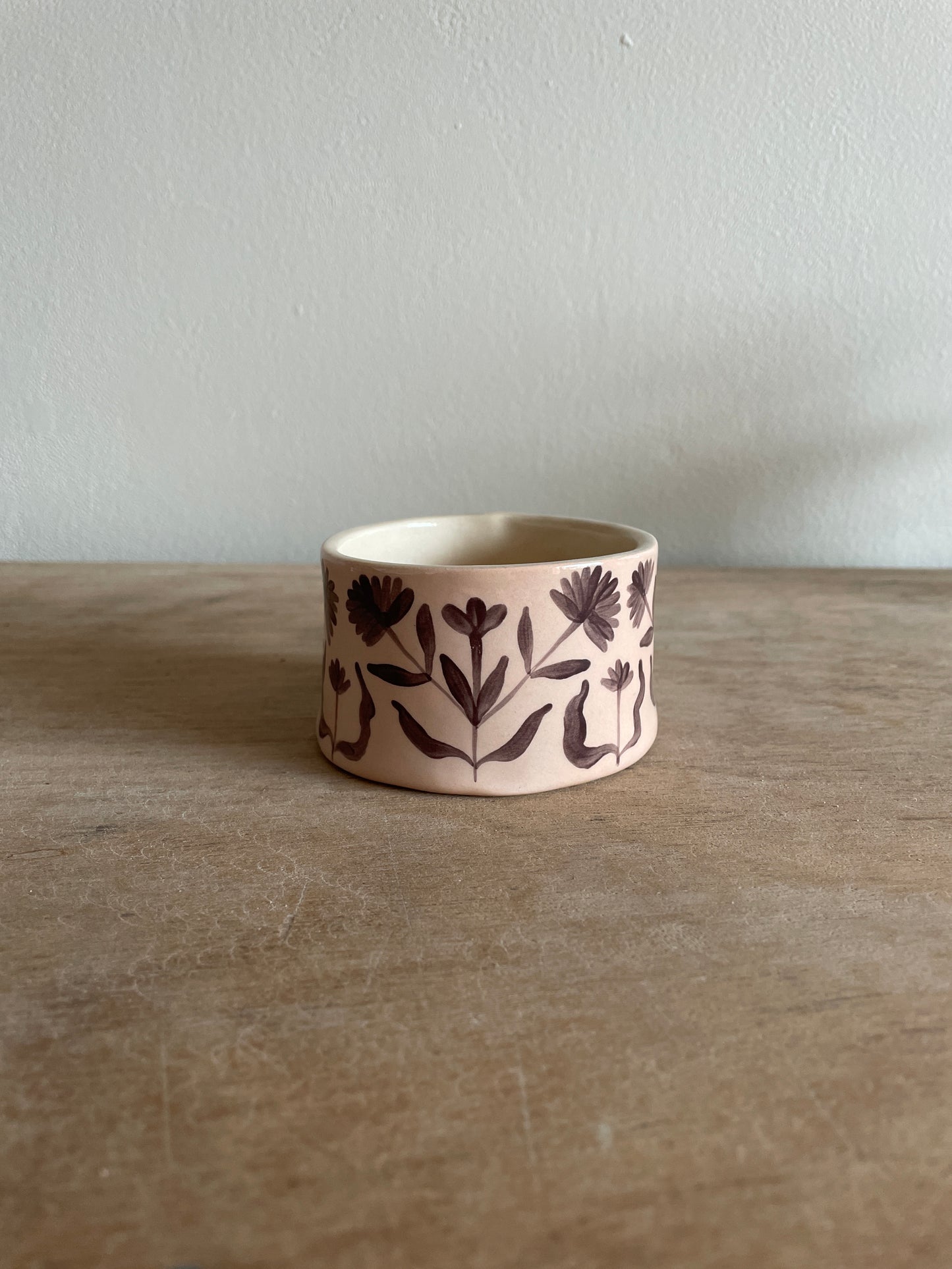 Tasse fleur en céramique