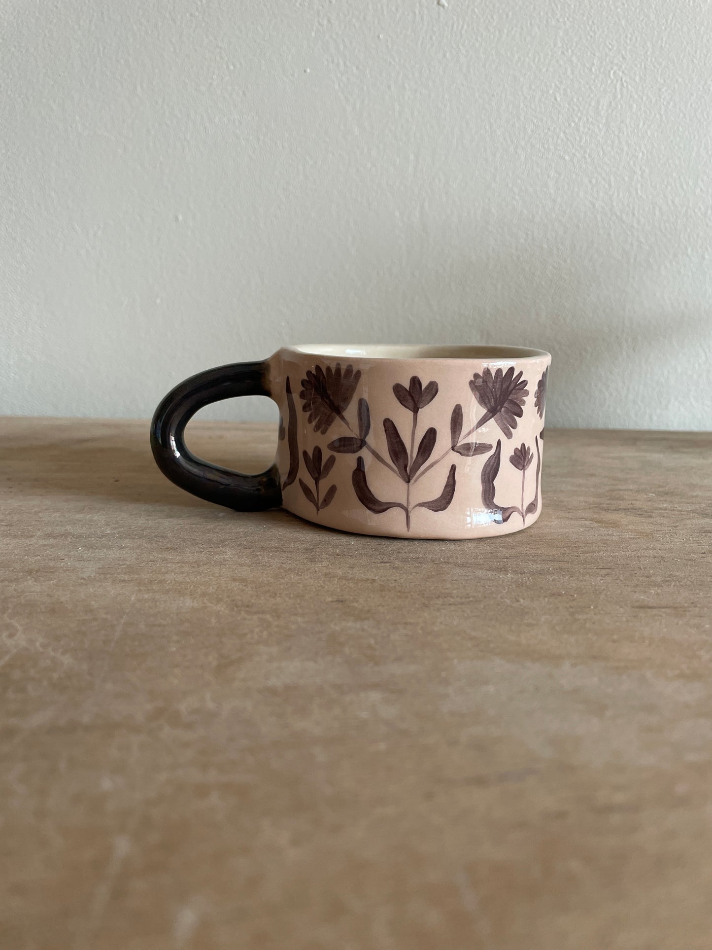 Tasse fleur en céramique