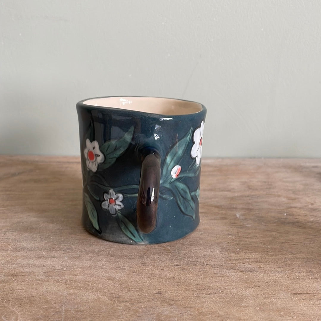 Tasse fleur en céramique