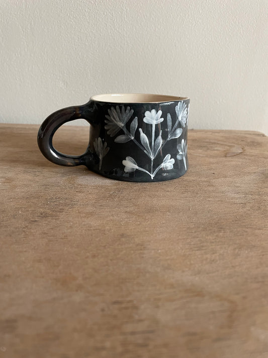 Tasse fleur en céramique