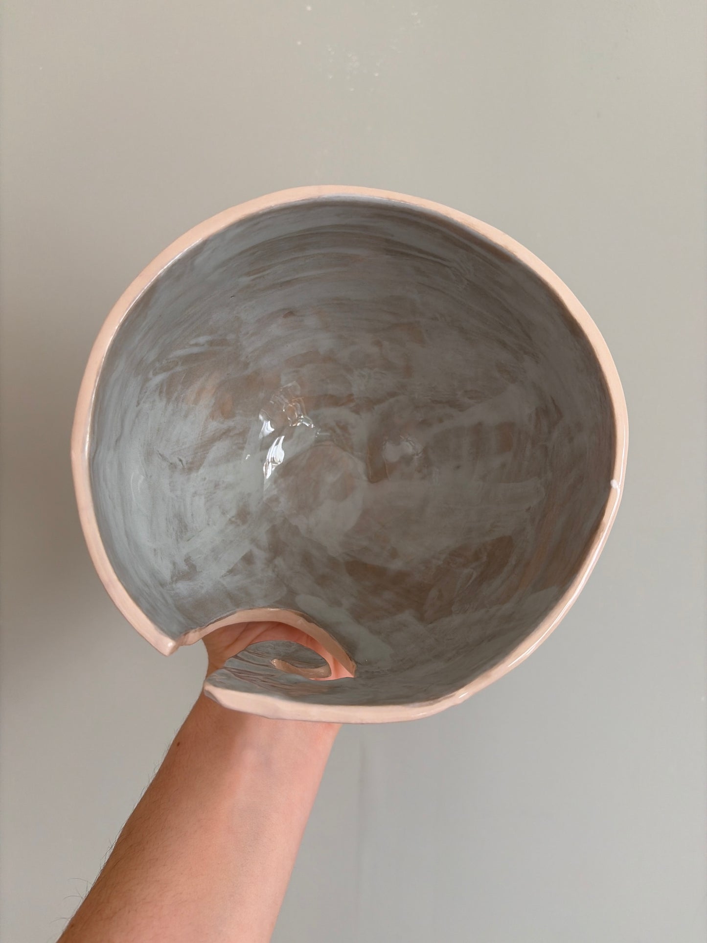 Bol dévidoir à laine en céramique