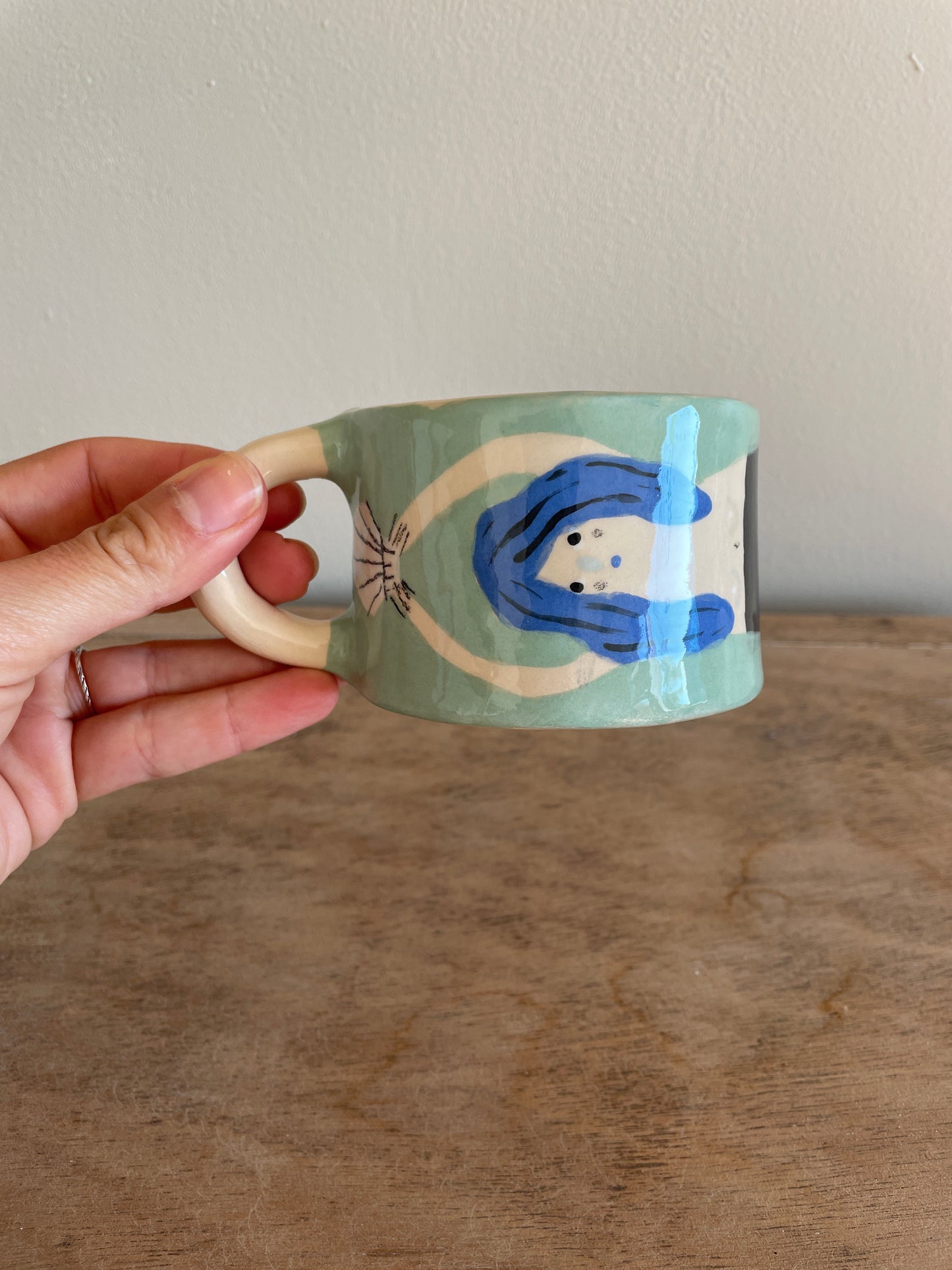 Tasse sirene en céramique