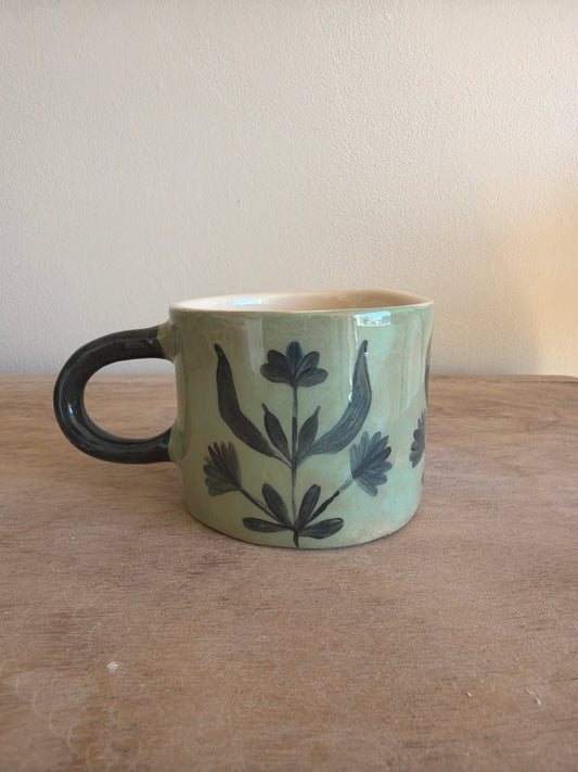 Tasse fleur en céramique