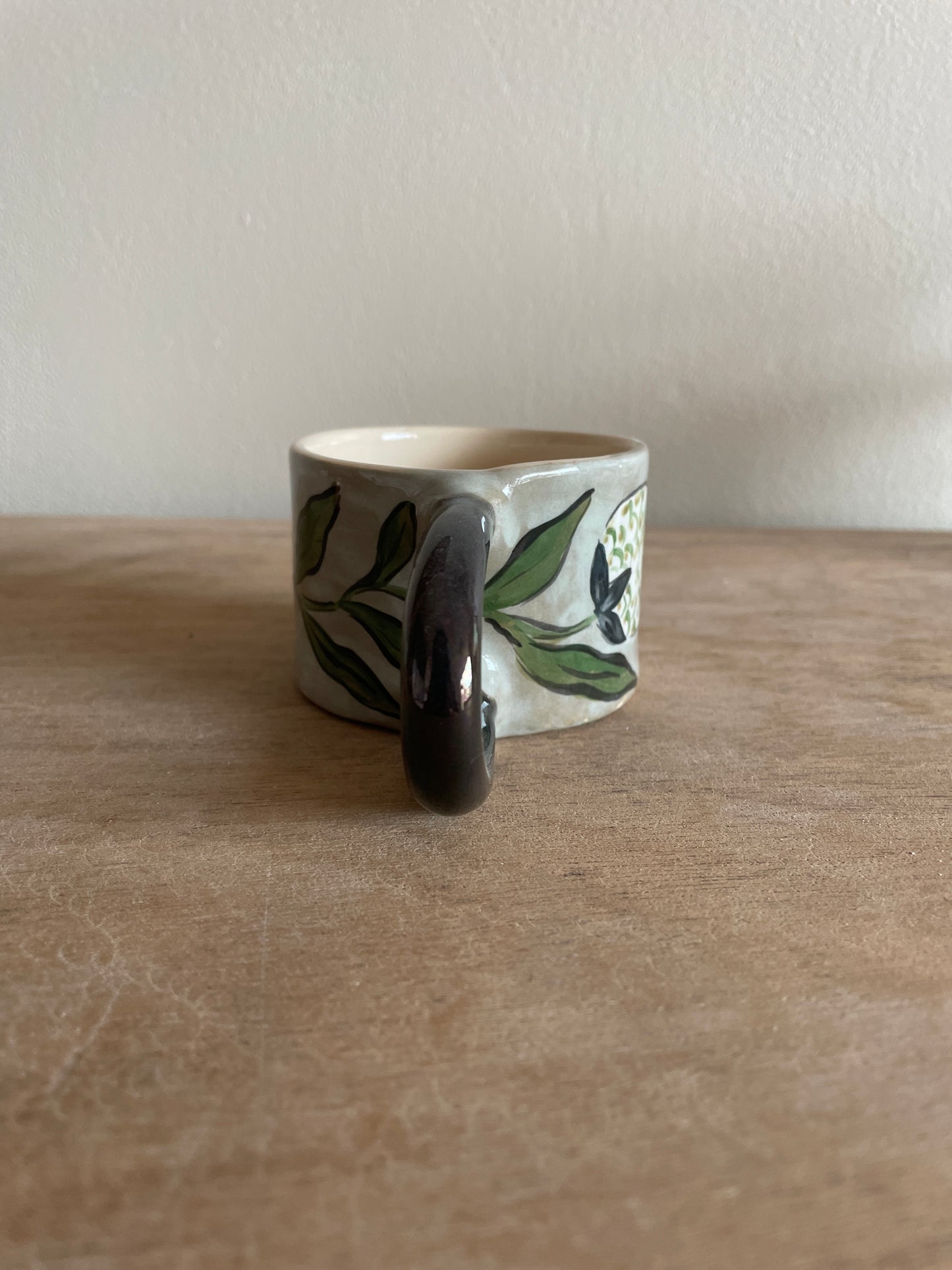 Tasse fleur en céramique