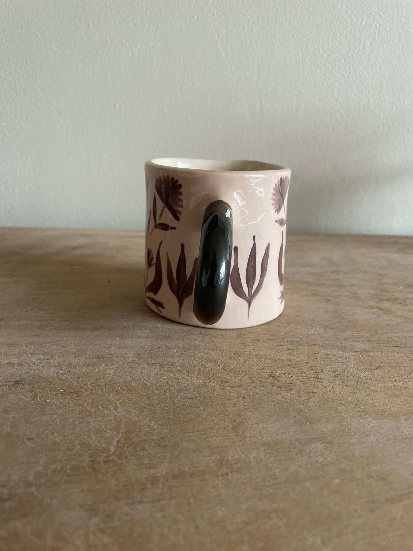 Mug fleuri en céramique