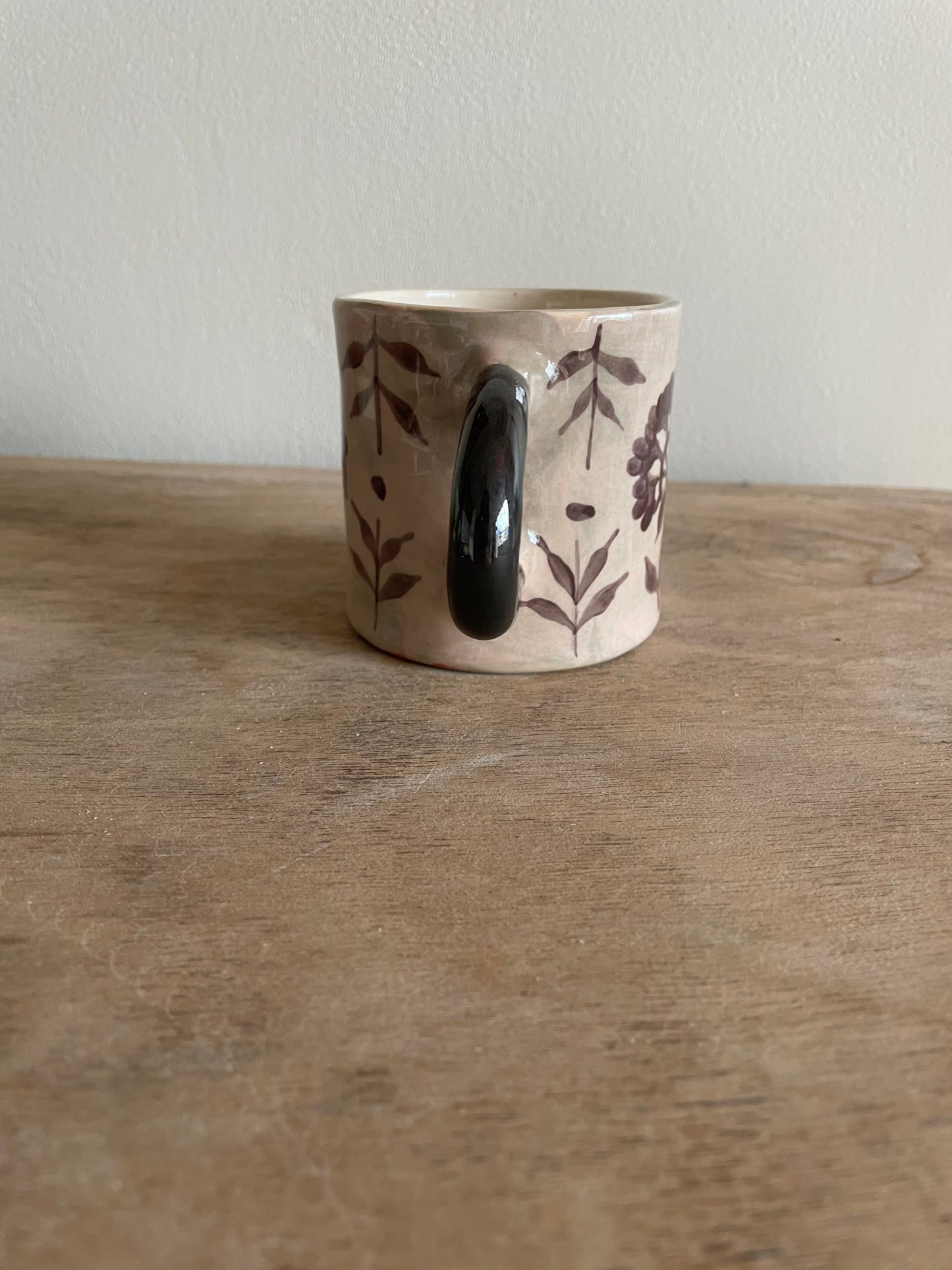 Mug fleuri en céramique