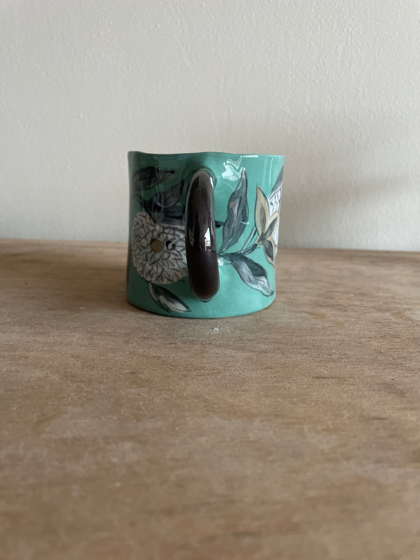 Mug fleuri en céramique