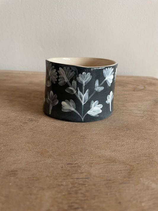 Tasse fleur en céramique