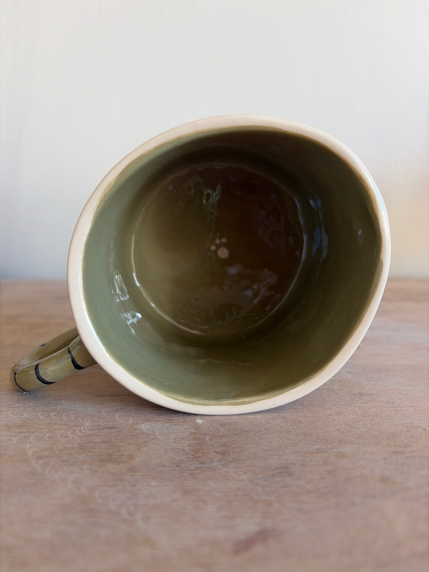 Tasse chat saucisse en céramique