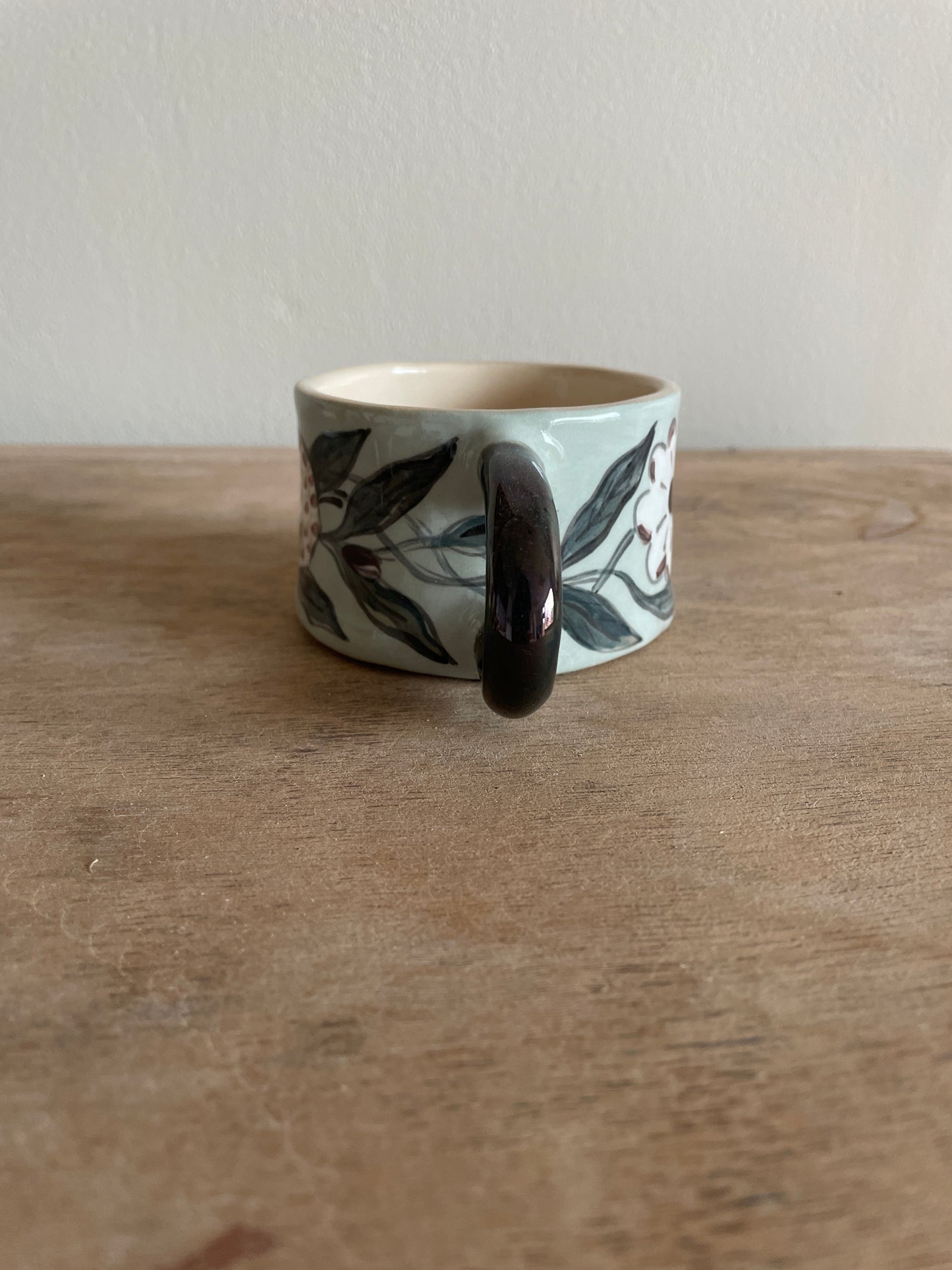 Tasse fleur en céramique