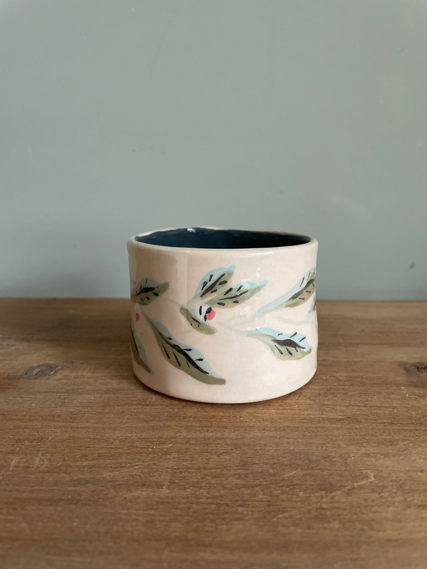 Tasse fleur en céramique