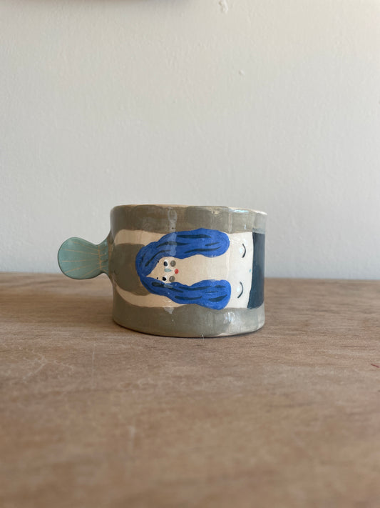 Tasse sirene en céramique