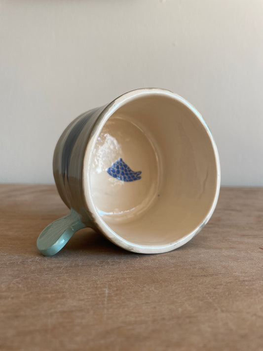 Tasse sirene en céramique