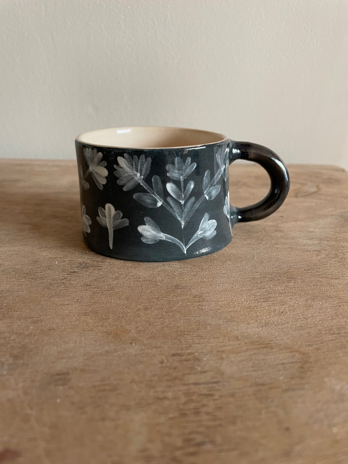 Tasse fleur en céramique