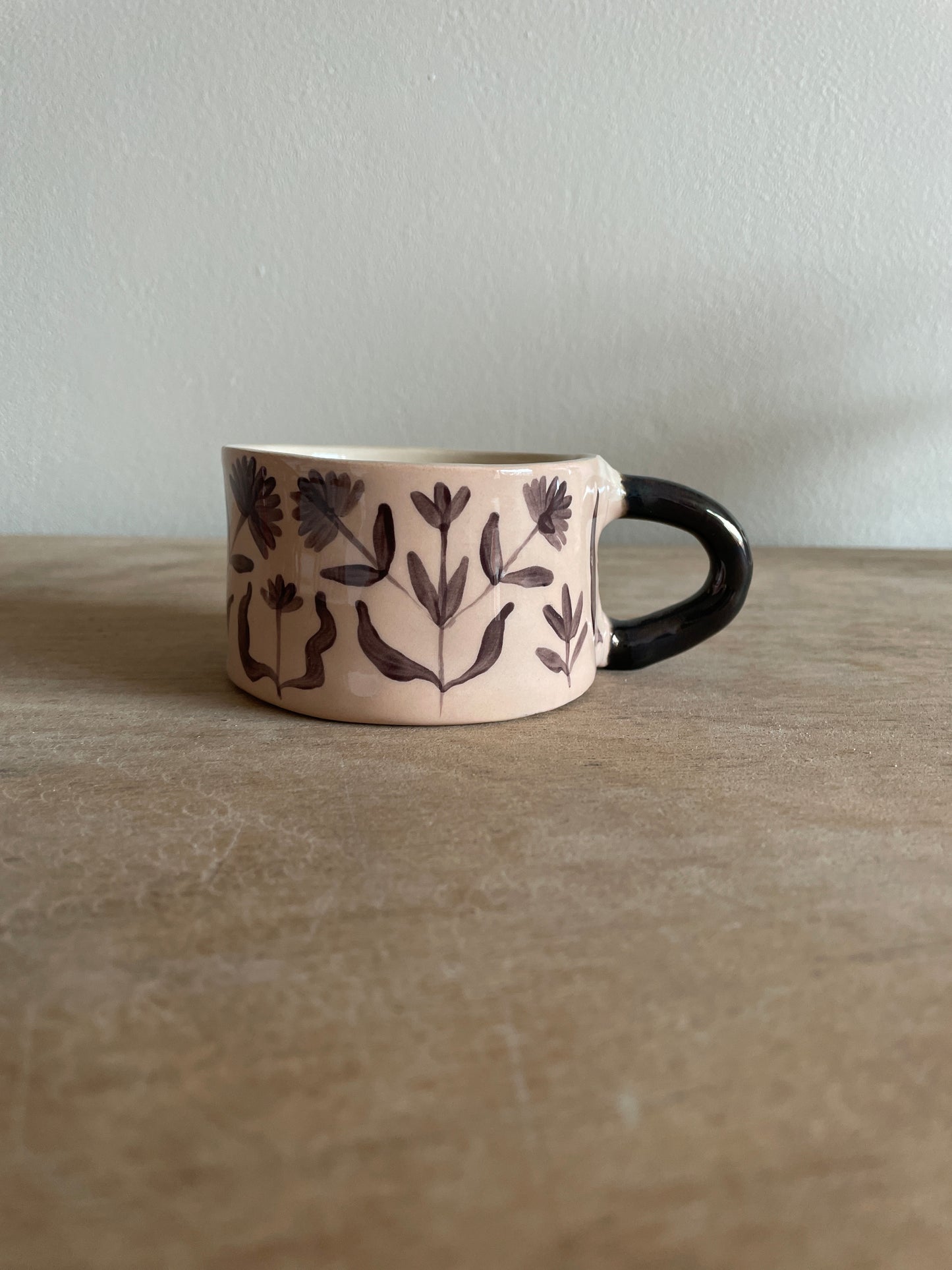 Tasse fleur en céramique