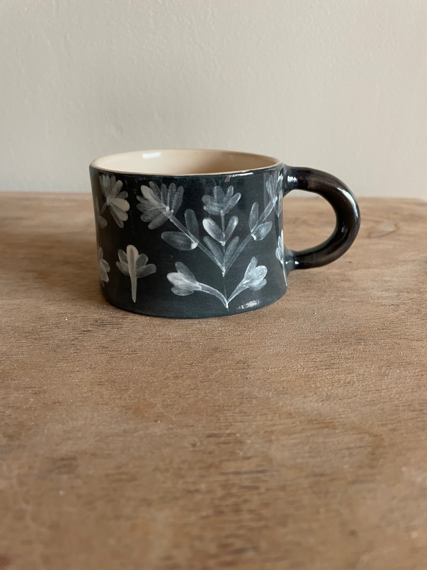 Tasse fleur en céramique