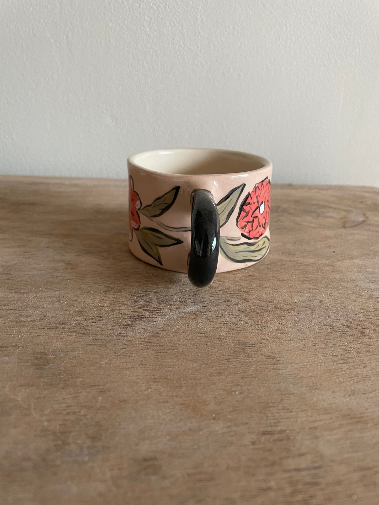 Tasse fleur en céramique