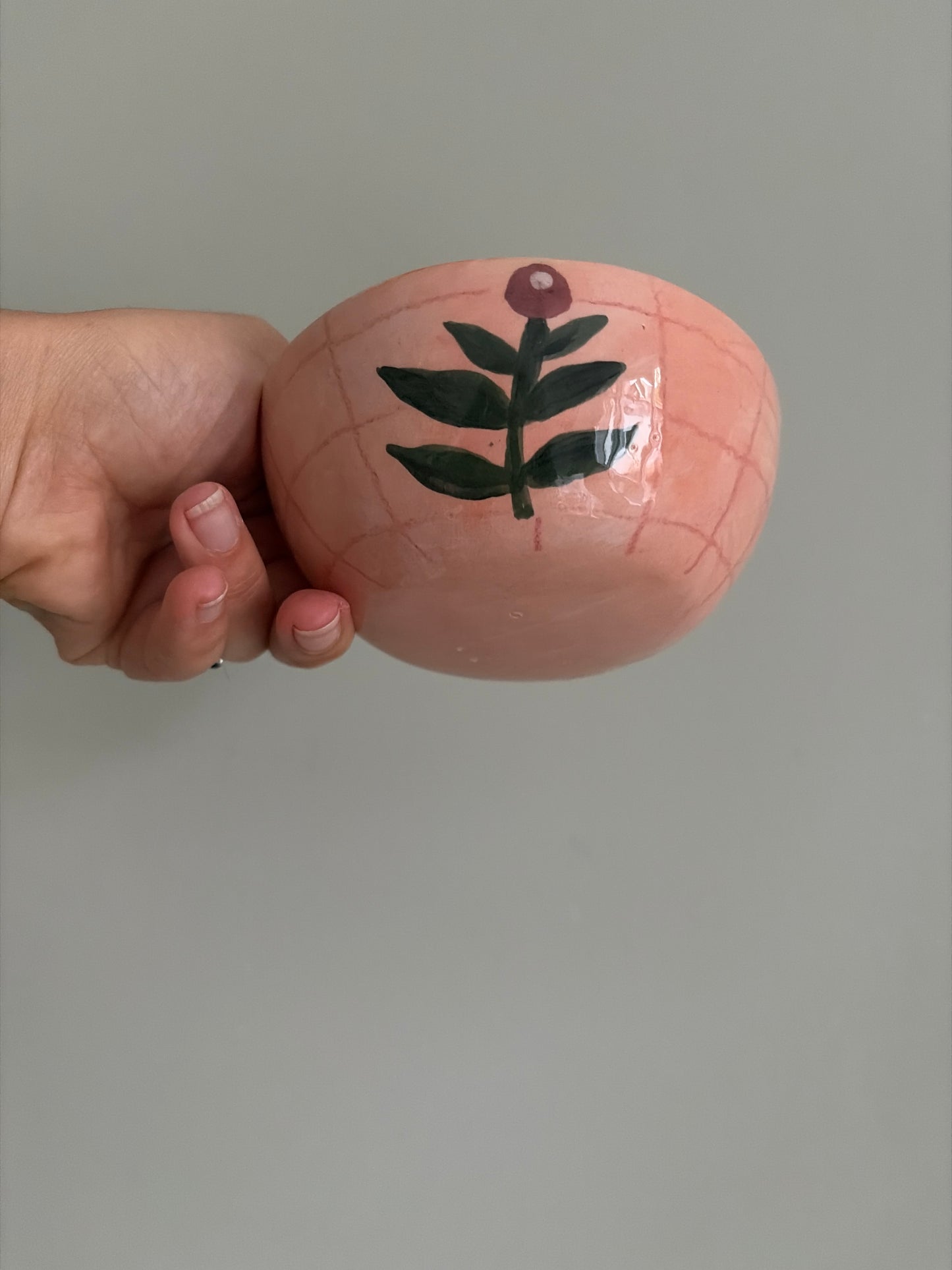 Bol fleur en céramique