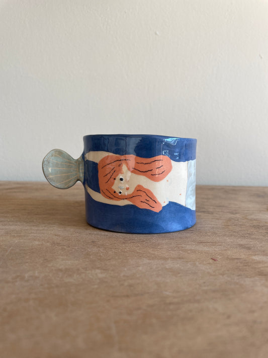 Tasse sirene en céramique