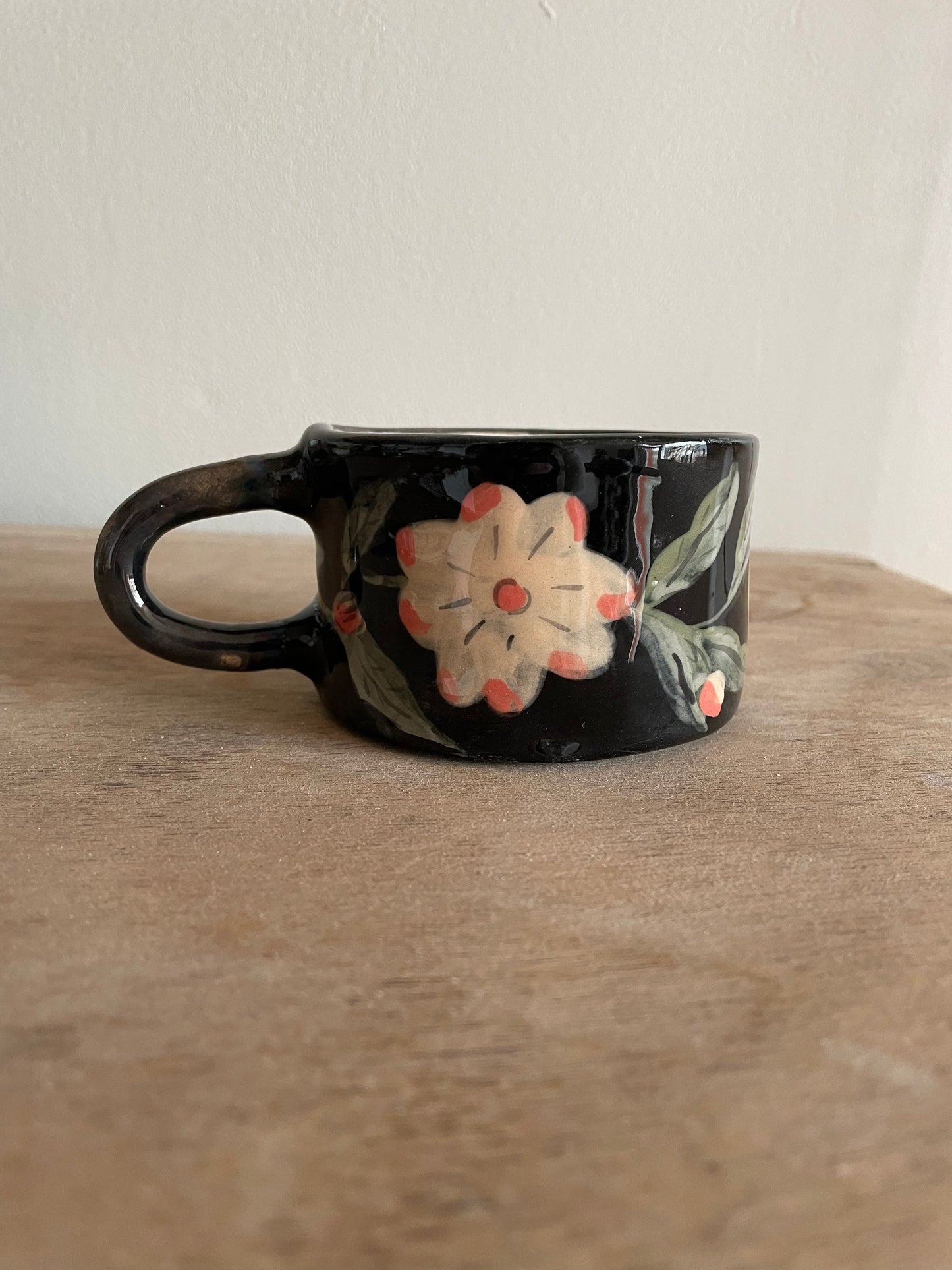 Tasse fleur en céramique