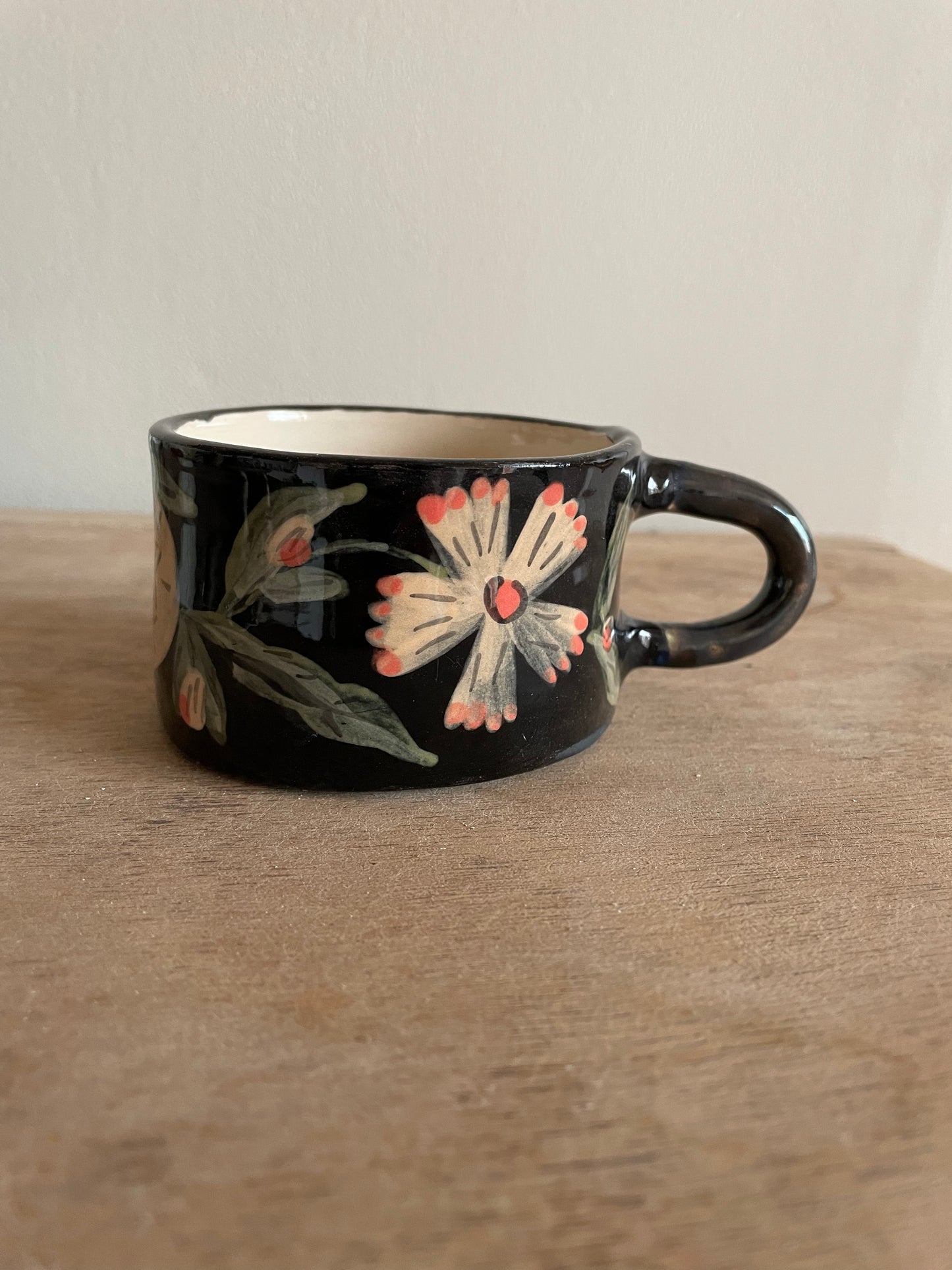 Tasse fleur en céramique