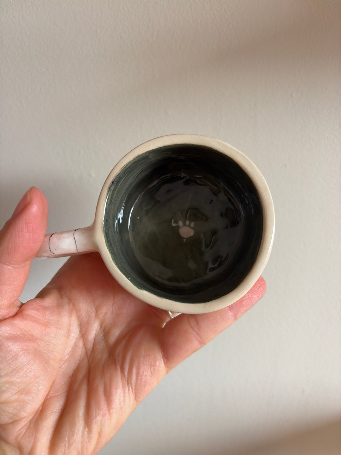 Tasse chat en céramique