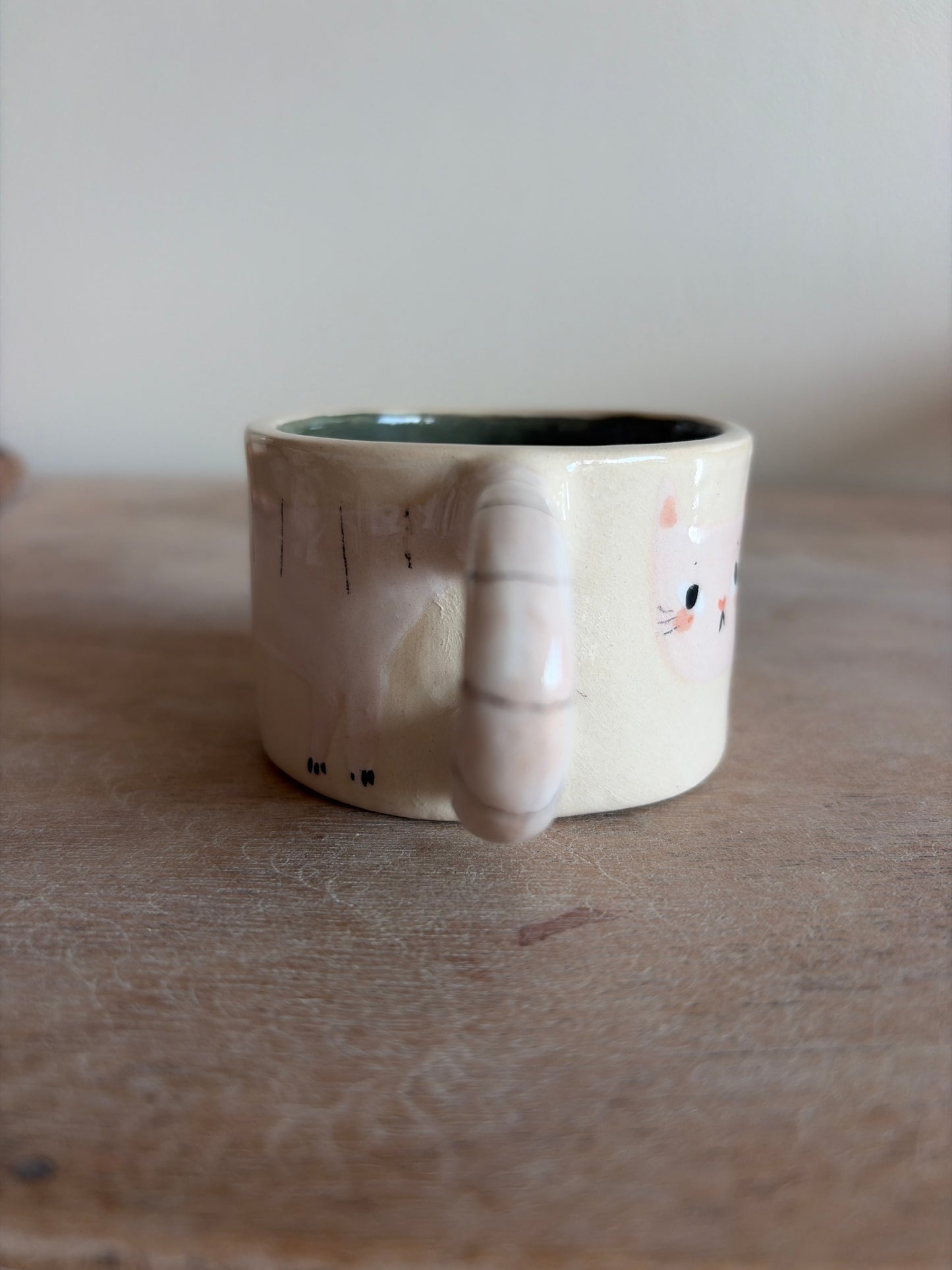Tasse chat en céramique