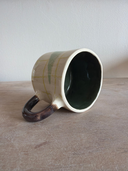 Tasse croco et carreaux en céramique